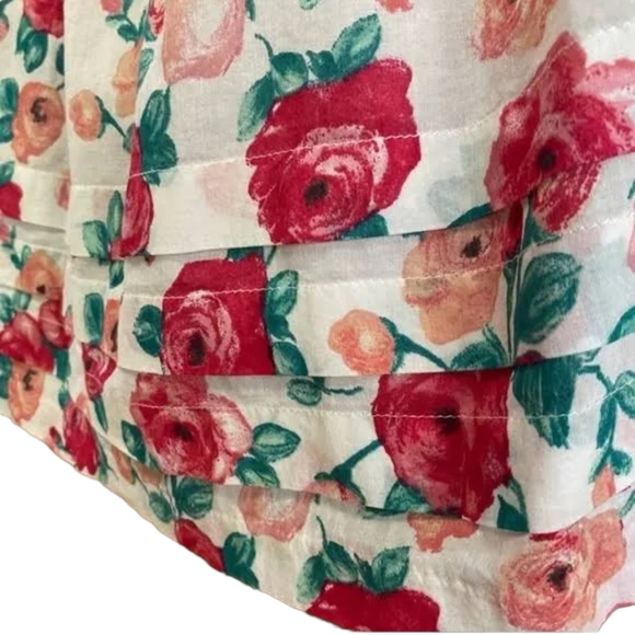 NWT TORRID FLORAL  DRESS WITH BROWN BRAIDED BELT SZ. 26 - Picture 4 of 8